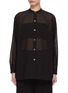 Main View - Click To Enlarge - THEORY - Sheer Button Up Shirt