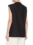 Back View - Click To Enlarge - THEORY - Oversized Linen Vest