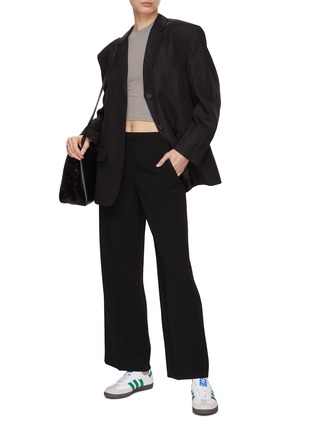 Figure View - Click To Enlarge - THEORY - Exaggerated-Shoulder Blazer