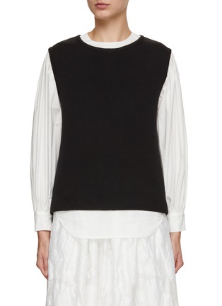 EUNOIA | Charming Blouse With Vest
