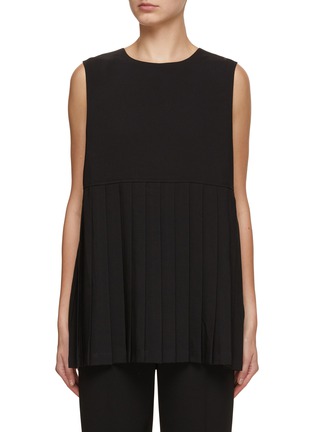 Main View - Click To Enlarge - EUNOIA - Pleated Vest