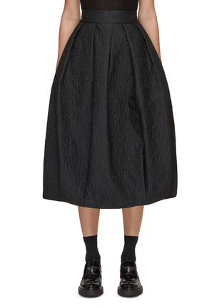 EUNOIA | Jacquard A-Line Skirt