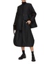 Figure View - Click To Enlarge - EUNOIA - Jacquard A-Line Skirt