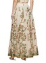 Back View - Click To Enlarge - ALICE & OLIVIA - Catrina Floral Embroidery Maxi Skirt