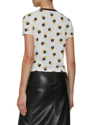Back View - Click To Enlarge - ALICE & OLIVIA - Mini Stace Face Print T-Shirt