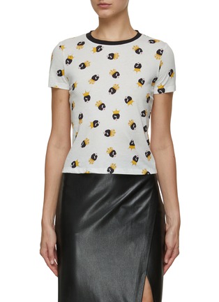Main View - Click To Enlarge - ALICE & OLIVIA - Mini Stace Face Print T-Shirt