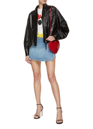 Figure View - Click To Enlarge - ALICE & OLIVIA - Rylyn Stace Face Ringer T-Shirt