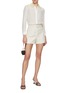 Figure View - Click To Enlarge - ALICE & OLIVIA - Willa Daisy Embellished Silk Shirt
