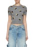 Main View - Click To Enlarge - ALICE & OLIVIA - Ciara Stace Face Knit Top