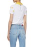 Back View - Click To Enlarge - ALICE & OLIVIA - Ciara Daisy Beaded Embellishment Top