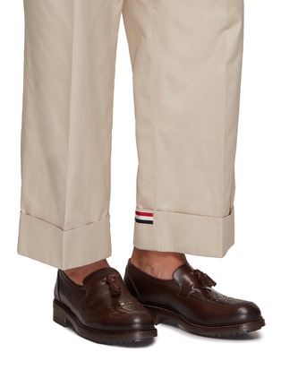 Figure View - Click To Enlarge - TESTONI - Camogli Leather Loafers