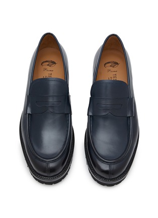 Detail View - Click To Enlarge - TESTONI - Courmayeur Leather Loafers
