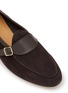 Detail View - Click To Enlarge - BAUDOIN & LANGE - Sagan Classic Buckle Suede Loafers