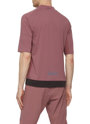 Back View - Click To Enlarge - RAPHA - Explore Zip Neck T-Shirt