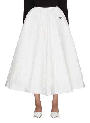 Main View - Click To Enlarge - PRADA - A-Line Lace Wedding Skirt