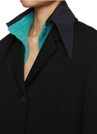  - PRADA - Big Collar Single Breasted Blazer
