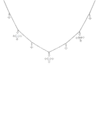Main View - Click To Enlarge - YICI ZHAO ART & JEWELS - Wonderland Diamond Pearl 18K White Gold Necklace