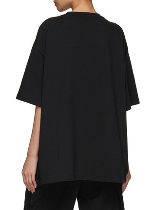 Back View - Click To Enlarge - BONBOM - Oversized Graphic Print T-Shirt
