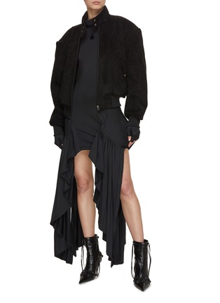 Figure View - Click To Enlarge - BONBOM - Hooded Chandelier Dress