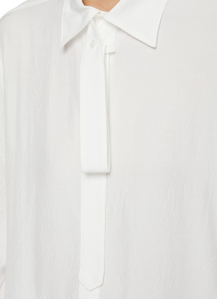  - YOHJI YAMAMOTO - Draped Collar Strap Shirt