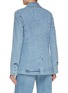 Back View - Click To Enlarge - GOOD AMERICAN - Peak Lapel Denim Blazer