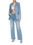 Figure View - Click To Enlarge - GOOD AMERICAN - Peak Lapel Denim Blazer