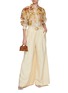 Figure View - Click To Enlarge - ZIMMERMANN - Wide Leg Pin Tuck Pants