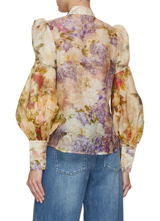 Back View - Click To Enlarge - ZIMMERMANN - Sensory Floral Print Blouse