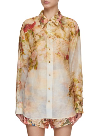 Main View - Click To Enlarge - ZIMMERMANN - Luminosity Button Up Shirt