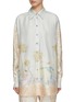 Main View - Click To Enlarge - ZIMMERMANN - Sensory Button Down Silk Shirt