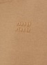  - MIU MIU - Boxy Logo Wool Sweater