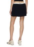 Back View - Click To Enlarge - MIU MIU - Contrast Waistband Pleated Mini Skirt