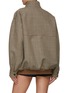 Back View - Click To Enlarge - MIU MIU - Prince de Galles Check Blouson Jacket