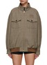 Main View - Click To Enlarge - MIU MIU - Prince de Galles Check Blouson Jacket