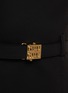  - MIU MIU - Logo Buckle Belted Mini Dress