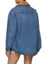 Back View - Click To Enlarge - MIU MIU - Logo Embroidered Denim Jacket
