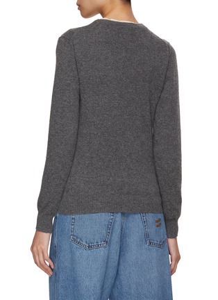 Back View - Click To Enlarge - MIU MIU - Fitted Cashmere Cardigan