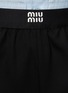  - MIU MIU - Logo Waistband Shorts