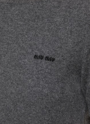  - MIU MIU - Fitted Logo T-Shirt