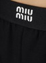  - MIU MIU - Logo Waistband Wide Leg Pants