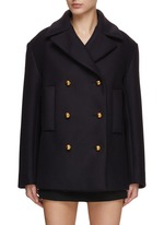 MIU MIU | Padded Wool Peacoat | Women | Lane Crawford MIU MIU | Padded Wool Peacoat | Women | Lane Crawford