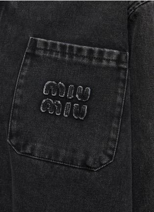  - MIU MIU - Cropped Denim Shirt