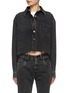 Main View - Click To Enlarge - MIU MIU - Cropped Denim Shirt