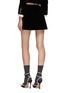Back View - Click To Enlarge - MIU MIU - Velvet Mini Skirt