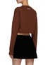 Back View - Click To Enlarge - MIU MIU - V-Neck Cropped Sweater