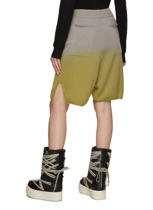 Back View - Click To Enlarge - RICK OWENS  - x Moncler Bermuda Cashmere Shorts