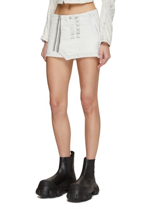Detail View - Click To Enlarge - HYEIN SEO - Belted Pocket Mini Skirt