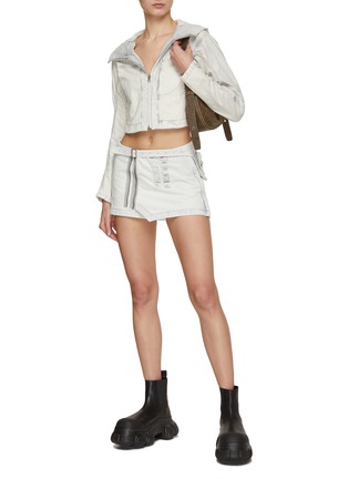Figure View - Click To Enlarge - HYEIN SEO - Belted Pocket Mini Skirt
