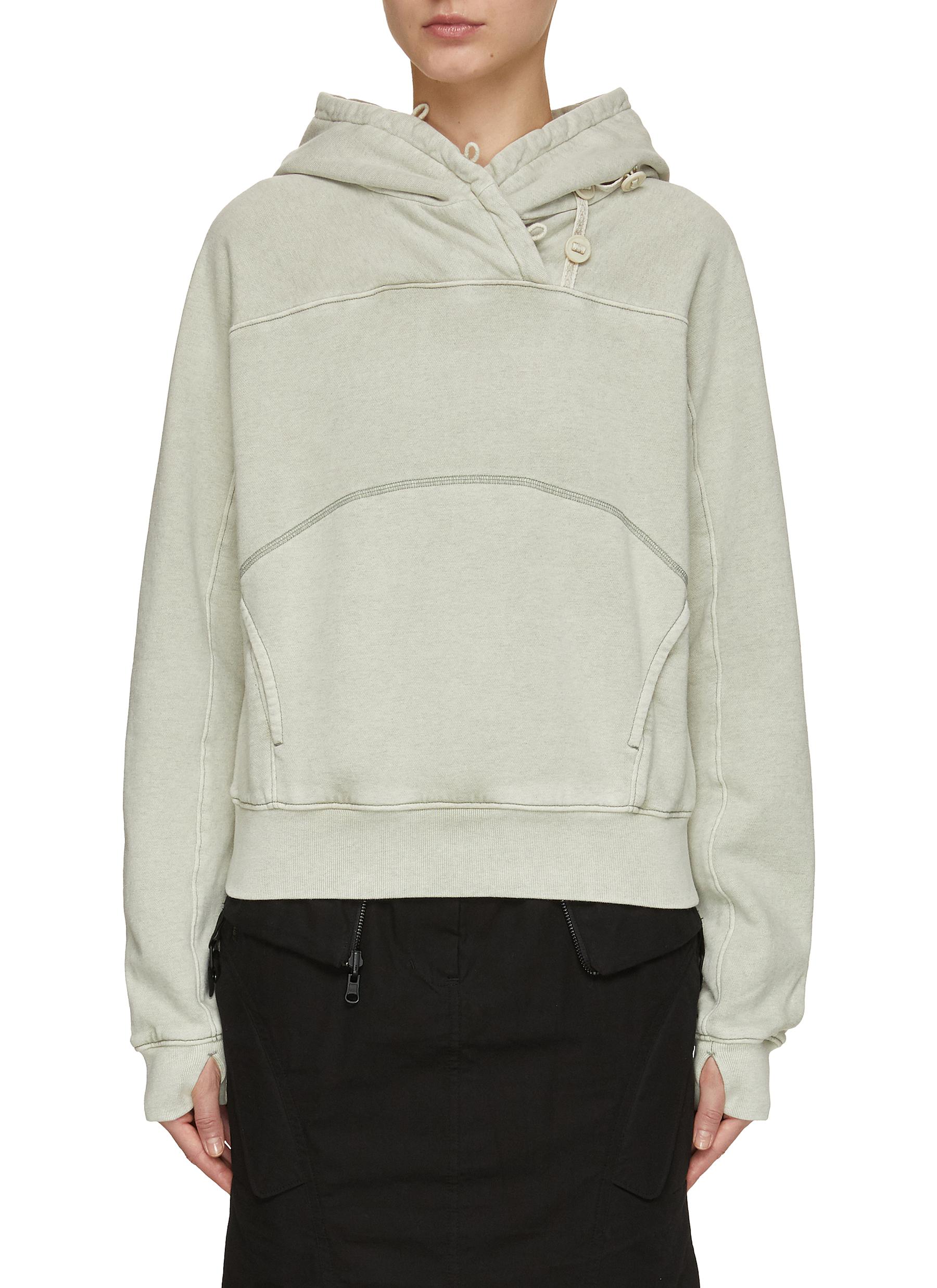 HYEIN SEO Button Detailing Hoodie | Smart Closet
