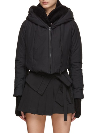 Main View - Click To Enlarge - HYEIN SEO - Padded Shearling Jacket